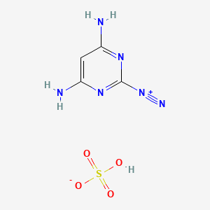 4,6-Diaminopyrimidine-2-diazonium hydrogen sulfate