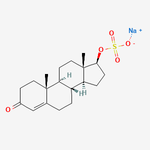 molecular formula C19H27NaO5S B13421711 Sodium Testosterone Sulfate 