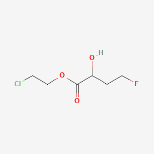 molecular formula C6H10ClFO3 B13421712 2-Chloroethyl gamma-fluoro-beta-hydroxybutyrate CAS No. 63905-00-0