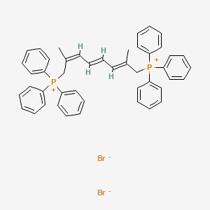 molecular formula C46H44Br2P2 B13421763 (2,7-Dimethyl-2,4,6-octatrienylene)bis[triphenylphosphonium Bromide] 