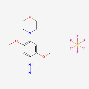 2,5-Dimethoxy-4-(morpholin-4-yl)benzenediazonium hexafluorophosphate