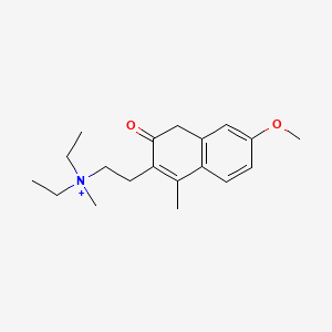 3-[2-(n,n-Diethyl-n-methylamino)ethyl]-7-methoxy-4-methylcoumarin