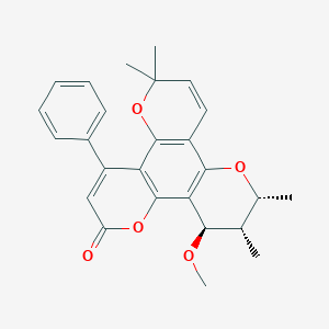 molecular formula C26H26O5 B13421863 12-O-Methylinophyllum D 