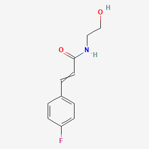 N-(2-Hydroxyethyl)-3-(4-fluorophenyl)propenamide