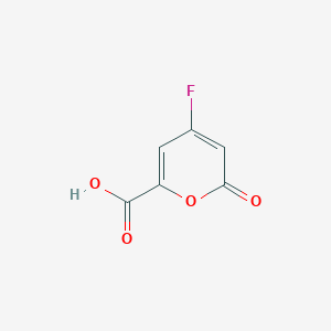 4-Fluoro-2-oxo-2H-pyran-6-carboxylic acid