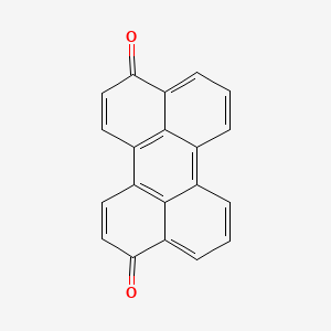 molecular formula C20H10O2 B13421914 3,10-Perylenedione CAS No. 5796-93-0