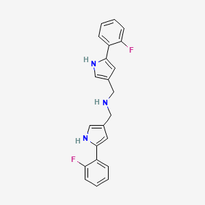 Bis((5-(2-fluorophenyl)-1H-pyrrol-3-yl)methyl)amine