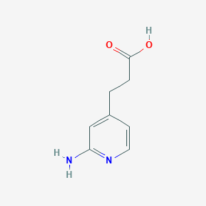 B1342196 3-(2-Aminopyridin-4-yl)propanoic acid CAS No. 751456-76-5