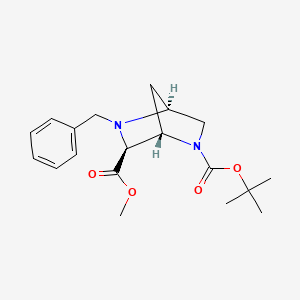 (1S,4S,6S)-2-tert-Butyl 6-methyl 5-benzyl-2,5-diazabicyclo[2.2.1]heptane-2,6-dicarboxylate