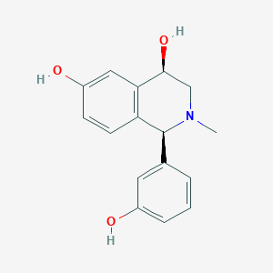 (1S,4R)-1,2,3,4-Tetrahydro-4,6-dihydroxy-1-(3-hydroxyphenyl)-2-methylisoquinoline