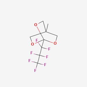 1-(1,1,2,2,3,3,3-heptafluoropropyl)-4-methyl-2,6,7-trioxabicyclo[2.2.2]octane