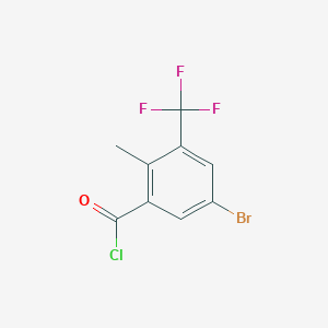 5-Bromo-2-methyl-3-(trifluoromethyl)benzoyl chloride