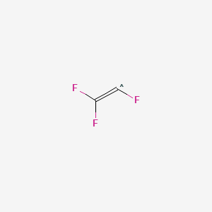 molecular formula C2F3 B13422032 Trifluorovinyl radical CAS No. 4605-17-8