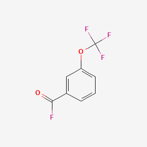 molecular formula C8H4F4O2 B13422039 3-(Trifluoromethoxy)benzoyl fluoride CAS No. 658-90-2