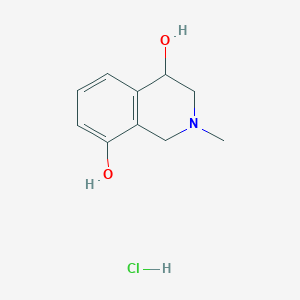 1,2,3,4-Tetrahydro-4,8-dihydroxy-2-methyl-isoquinoline Hydrochloride