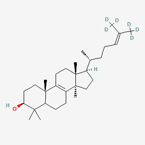 molecular formula C30H50O B13422081 Lanosterol-d6 