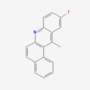 Benz(a)acridine, 10-fluoro-12-methyl-