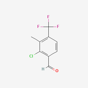 2-Chloro-3-methyl-4-(trifluoromethyl)benzaldehyde