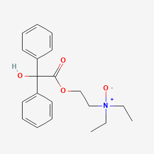 molecular formula C20H25NO4 B13422167 Benactyzine N-Oxide 