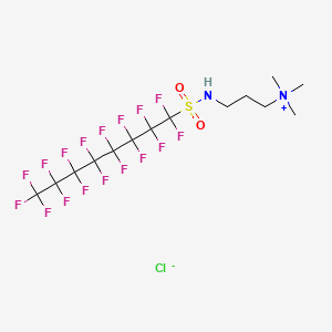 3-(((Heptadecafluorooctyl)sulfonyl)amino)-N,N,N-trimethyl-1-propanaminium chloride