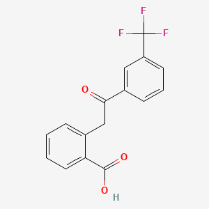 o-Toluic acid, alpha-(3-(trifluoromethyl)benzoyl)-