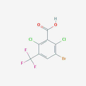 3-Bromo-2,6-dichloro-5-(trifluoromethyl)benzoic acid