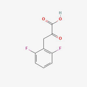 molecular formula C9H6F2O3 B13422218 3-(2,6-Difluorophenyl)-2-oxopropanoic acid 