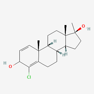 molecular formula C20H29ClO2 B13422228 Halodrol-50 