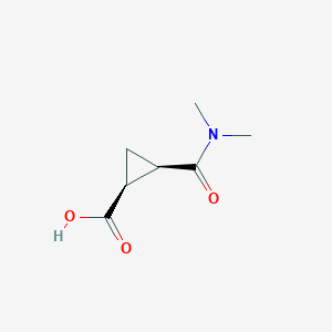 (1S,2R)-2-(dimethylcarbamoyl)cyclopropane-1-carboxylic acid