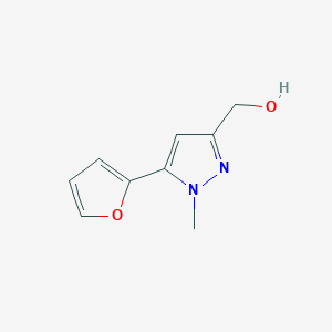 [5-(2-furyl)-1-methyl-1H-pyrazol-3-yl]methanol