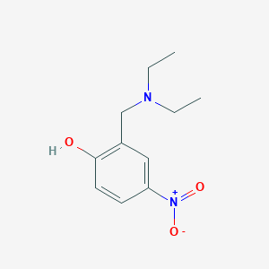 molecular formula C11H16N2O3 B134224 2-[(二乙基氨基)甲基]-4-硝基苯酚 CAS No. 65538-54-7