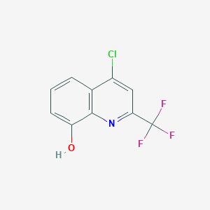 molecular formula C10H5ClF3NO B1342249 4-氯-2-(三氟甲基)喹啉-8-醇 CAS No. 886362-20-5