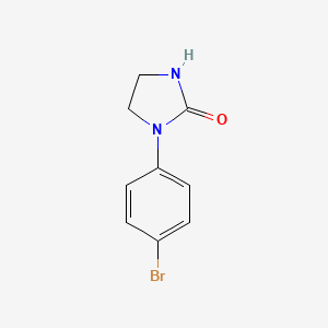 molecular formula C9H9BrN2O B1342252 1-(4-Bromophenyl)imidazolidin-2-one CAS No. 530081-14-2