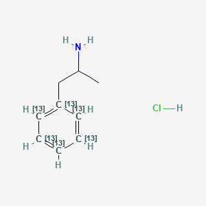 DL-Amphetamine-13C6 Hydrochloride