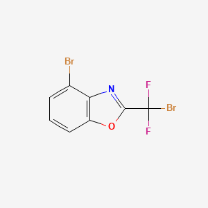 4-Bromo-2-[bromo(difluoro)methyl]-1,3-benzoxazole