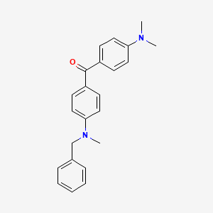 [4-(Dimethylamino)phenyl][4-[methyl(phenylmethyl)amino]phenyl]-methanone