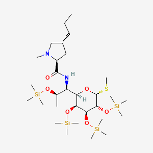 (2S,4R)-1-methyl-N-[(1S,2R)-1-[(2R,3S,4S,5R,6R)-6-methylsulfanyl-3,4,5-tris(trimethylsilyloxy)oxan-2-yl]-2-trimethylsilyloxypropyl]-4-propylpyrrolidine-2-carboxamide