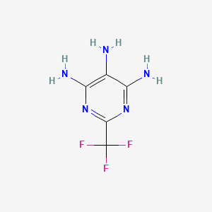 2-(Trifluoromethyl)pyrimidine-4,5,6-triamine