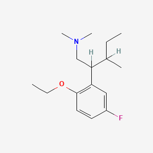 beta-sec-Butyl-N,N-dimethyl-2-ethoxy-5-fluorophenethylamine