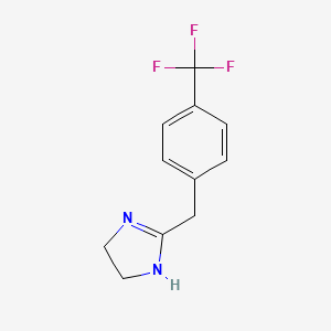 2-[[4-(trifluoromethyl)phenyl]methyl]-4,5-dihydro-1H-imidazole