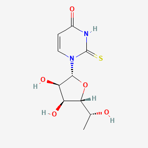 1-[(2R,3R,4S,5R)-3,4-dihydroxy-5-[(1R)-1-hydroxyethyl]oxolan-2-yl]-2-sulfanylidenepyrimidin-4-one