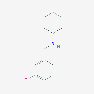 molecular formula C13H18FN B1342301 N-(3-Fluorobenzyl)cyclohexanamine CAS No. 500221-71-6