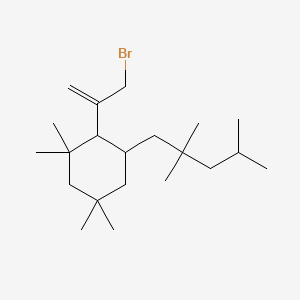 2-(3-bromoprop-1-en-2-yl)-1,1,5,5-tetramethyl-3-(2,2,4-trimethylpentyl)cyclohexane