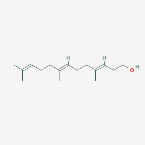 (E,E)-4,8,12-trimethyl-3,7,11-tridecatrienol