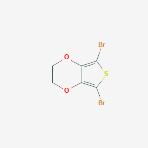 molecular formula C6H4Br2O2S B134231 5,7-二溴-2,3-二氢噻吩并[3,4-b][1,4]二噁英 CAS No. 174508-31-7