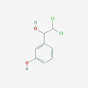 3-(2,2-Dichloro-1-hydroxyethyl)phenol