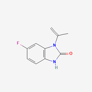 6-Fluoro-1,3-dihydro-1-(1-methylethenyl)-2H-benzimidazol-2-one