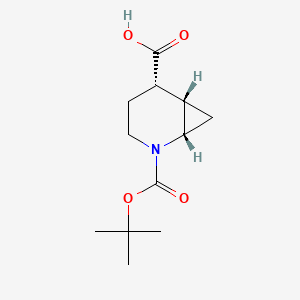 (1S,5S,6S)-2-[(2-methylpropan-2-yl)oxycarbonyl]-2-azabicyclo[4.1.0]heptane-5-carboxylic acid