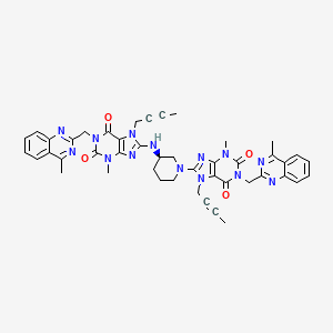 N-Depiperidin-3-amine Linagliptin Dimer