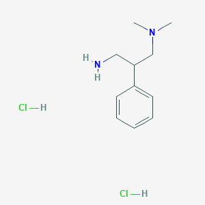 (3-Amino-2-phenylpropyl)dimethylaminedihydrochloride